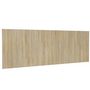 Voir la diapositive 2 : VIDAXL Tete de lit murale Chene sonoma 240x1,5x80 cm Bois d'ingenierie