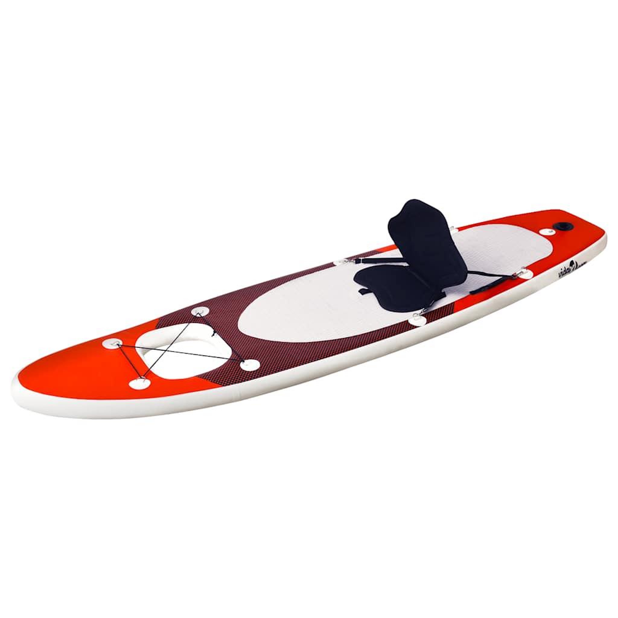 Voir la diapositive 2 : VIDAXL Ensemble de planche SUP gonflable Rouge 330x76x10 cm