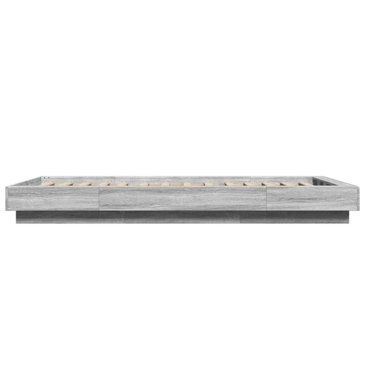 VIDAXL Cadre de lit sans matelas sonoma gris 90x190 cm