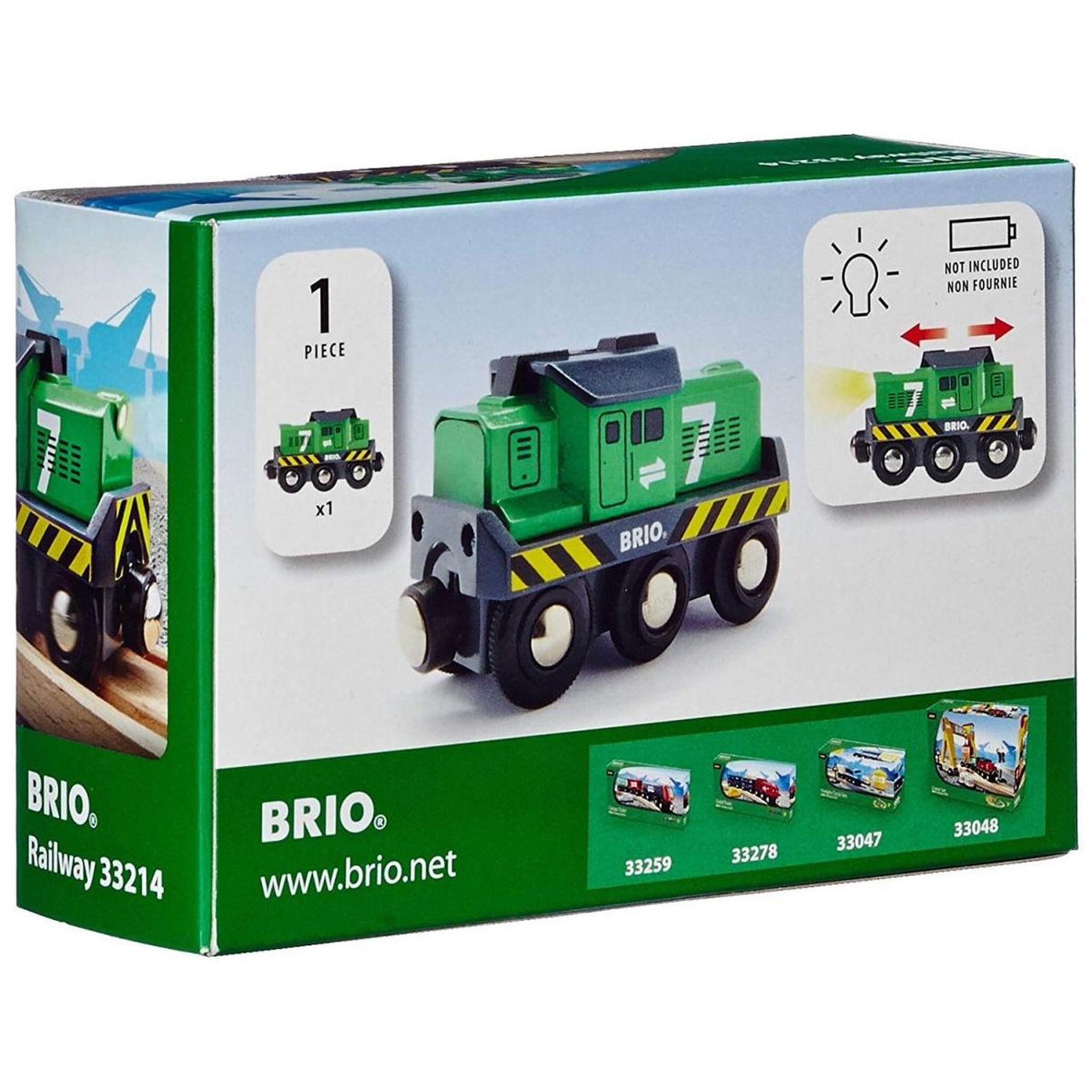 Voir la diapositive 2 : Brio 33214 Locomotive de Fret a pile