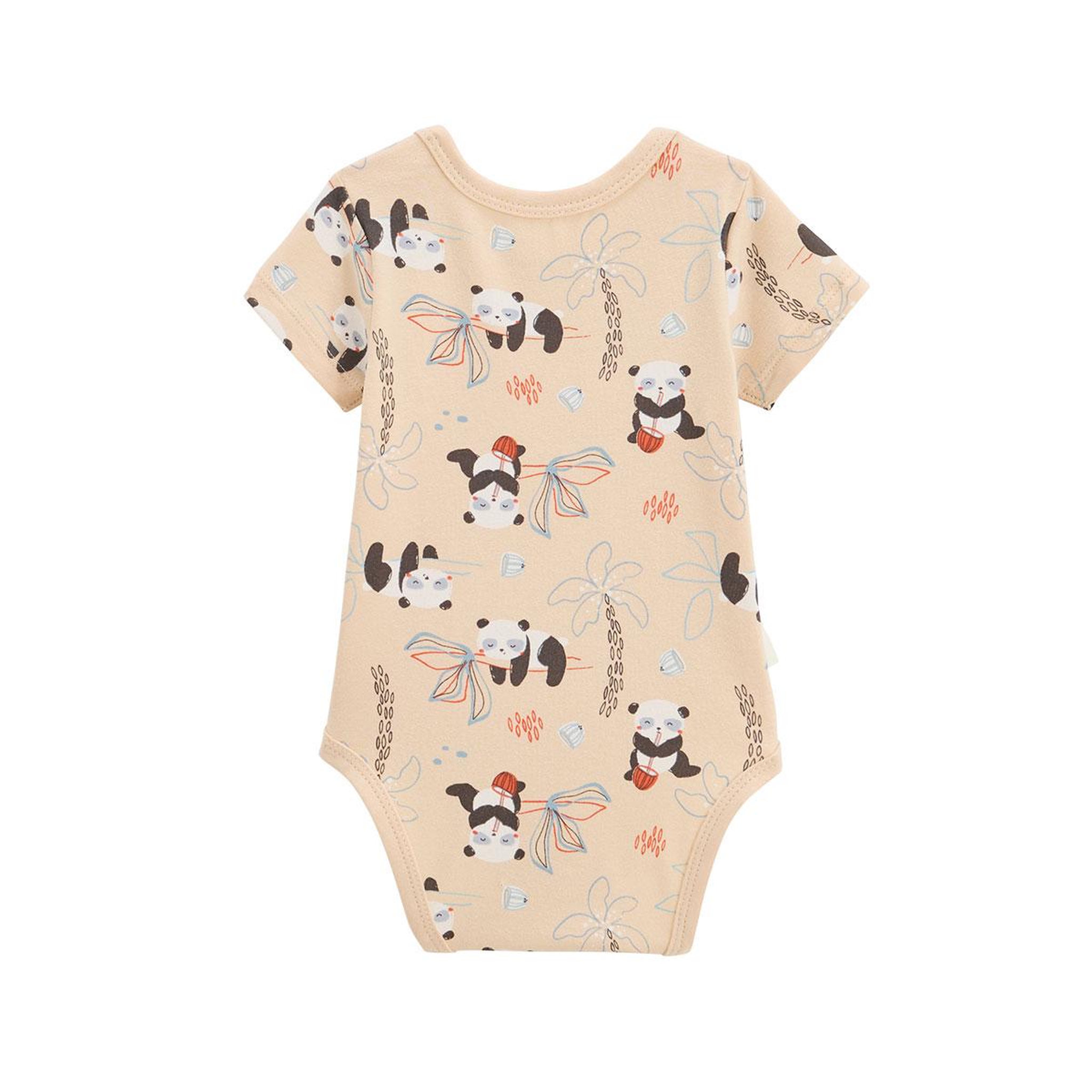 Voir la diapositive 3 : Petit Béguin Lot de 2 bodies bébé manches courtes bento