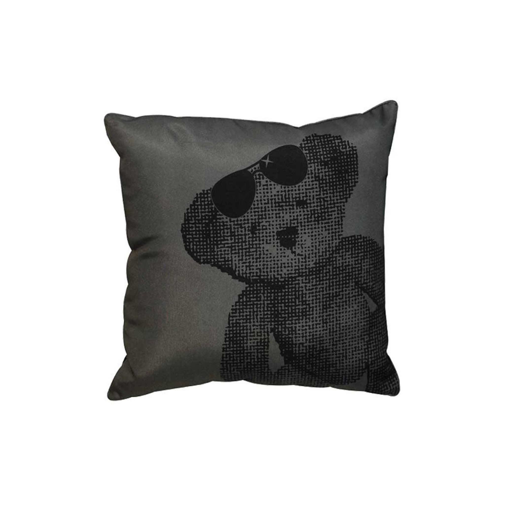 Douceur d'Intérieur Coussin Déco  Lulu Bear  40x40cm Anthracite