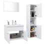 Voir la diapositive 3 : VIDAXL Ensemble de meubles de salle de bain blanc bois d'ingenierie