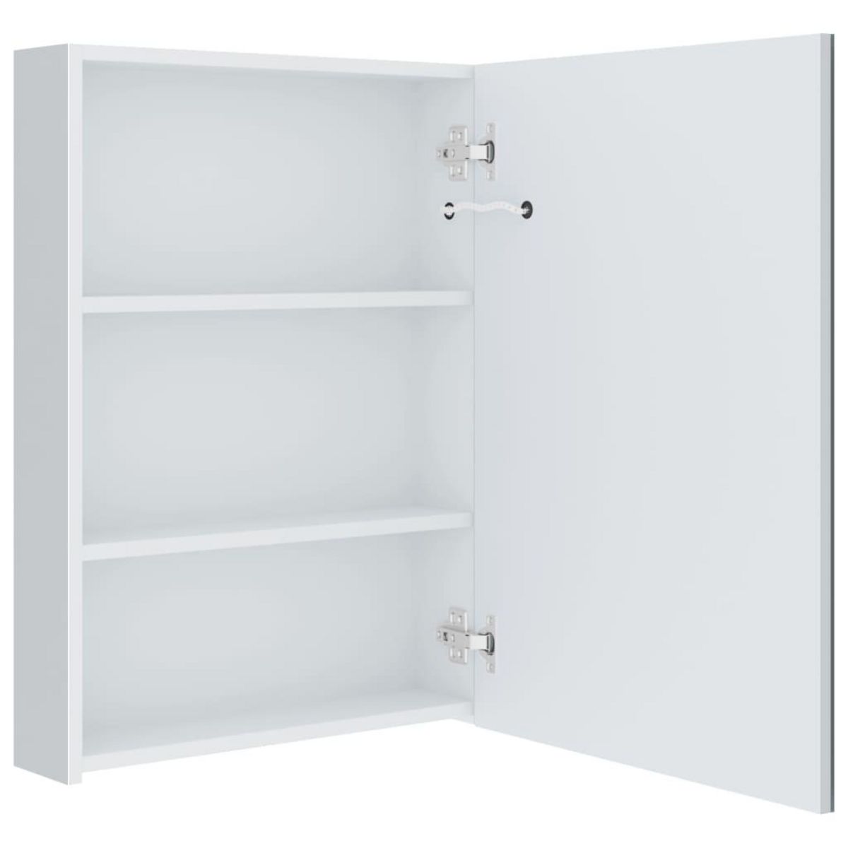VIDAXL Armoire de salle de bain a miroir LED 50x13x70 cm