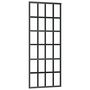 Voir la diapositive 2 : VIDAXL Porte coulissante Verre ESG et aluminium 76x205 cm Noir