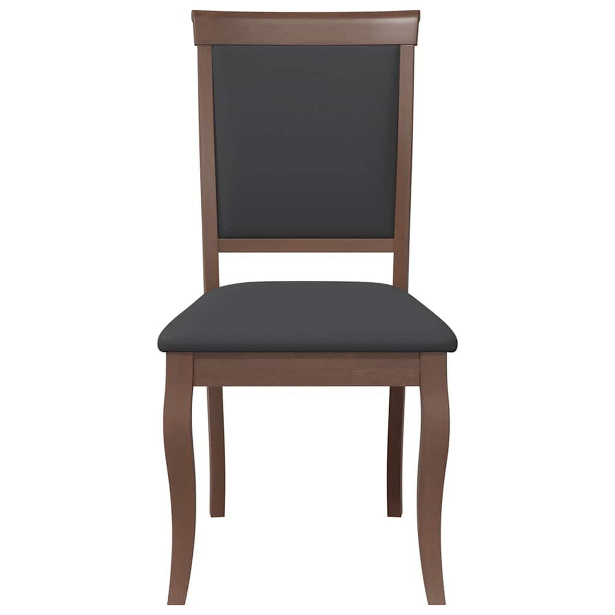 Voir la diapositive 5 : VIDAXL Chaises a manger coussins 2 pcs marron bois massif caoutchouc
