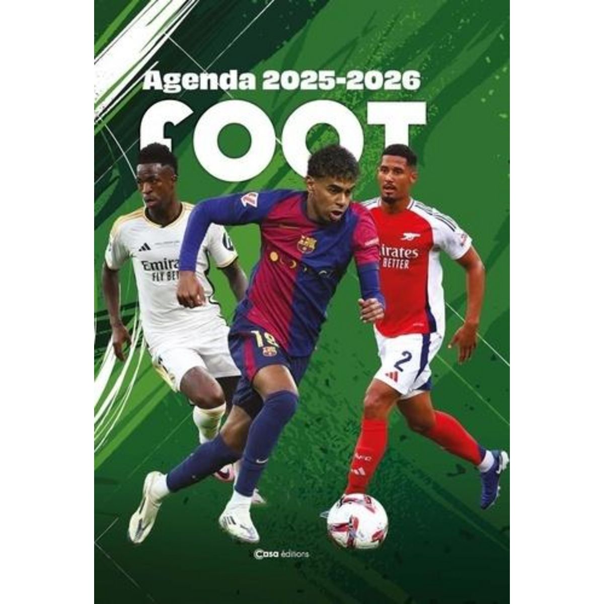 AGENDA SCOLAIRE FOOT. EDITION 2025-2026, Editions Casa