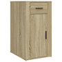Voir la diapositive 2 : VIDAXL Armoire de bureau Chene sonoma 40x49x75 cm Bois d'ingenierie