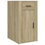 Voir la diapositive 2 : VIDAXL Armoire de bureau Chene sonoma 40x49x75 cm Bois d'ingenierie