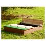 Voir la diapositive 4 : AXI Bac à sable avec bancs XL-bois-H 20 cm-Ella 
