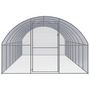 Voir la diapositive 2 : VIDAXL Poulailler d'exterieur 3x8x2 m Acier galvanise
