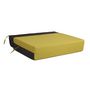 Voir la diapositive 2 : Chauffeuse 2 places tissu bicolore DUETTO