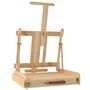 Voir la diapositive 6 : VIDAXL Chevalet de table avec tiroir 41,5x37x12 cm bois massif de pin