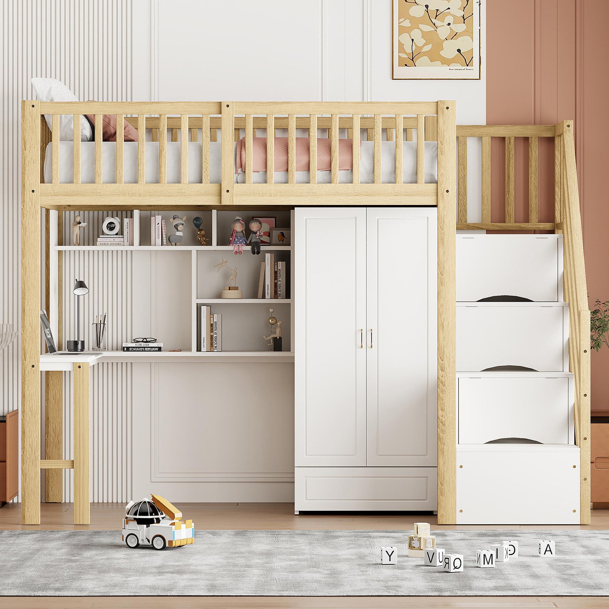 Voir la diapositive 2 : MERAX Lit mezzanine enfant