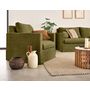 Voir la diapositive 2 : LISA DESIGN Serena - fauteuil déhoussable en velours texturé