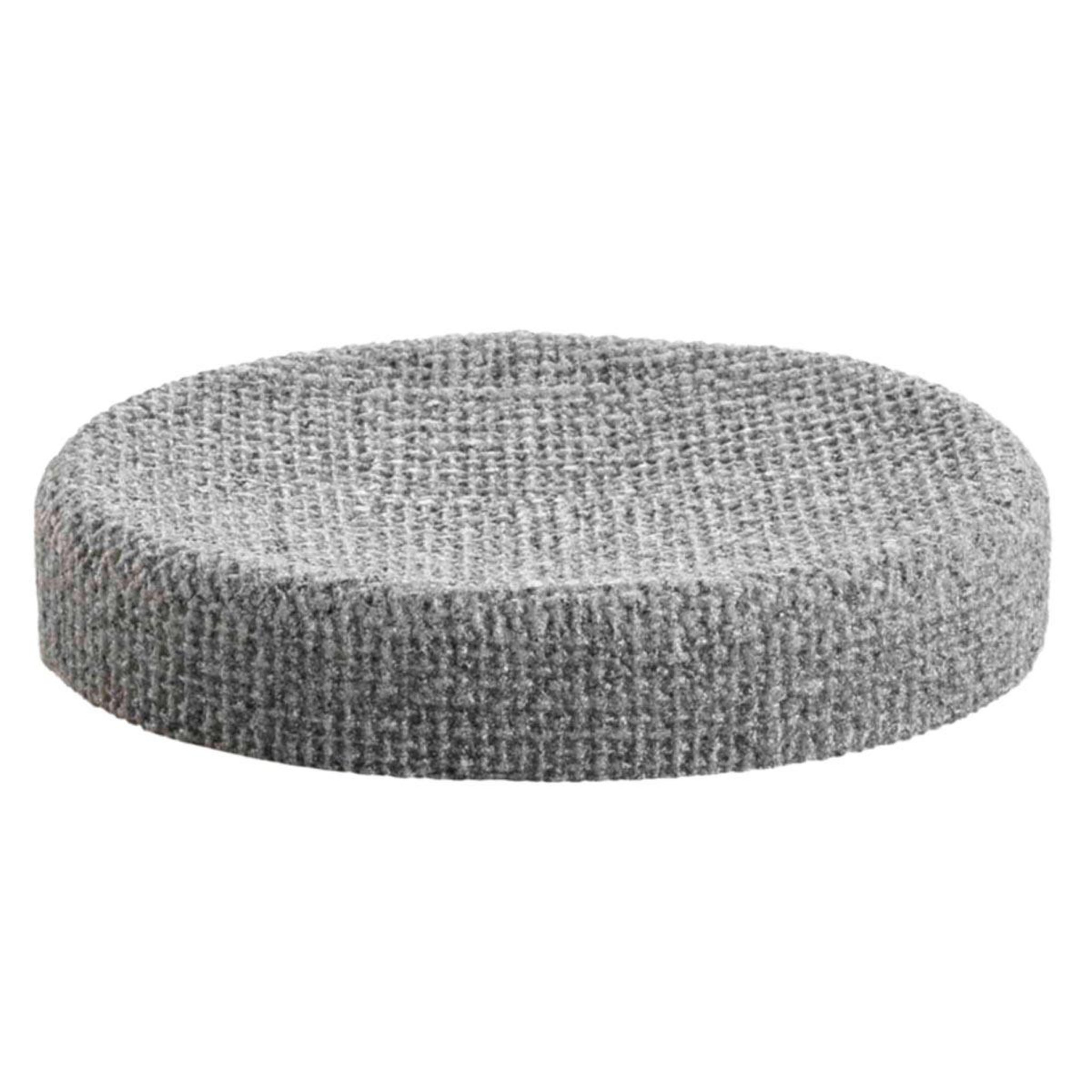 Douceur d'Intérieur Porte-savon effet tissé  spa  13cm gris