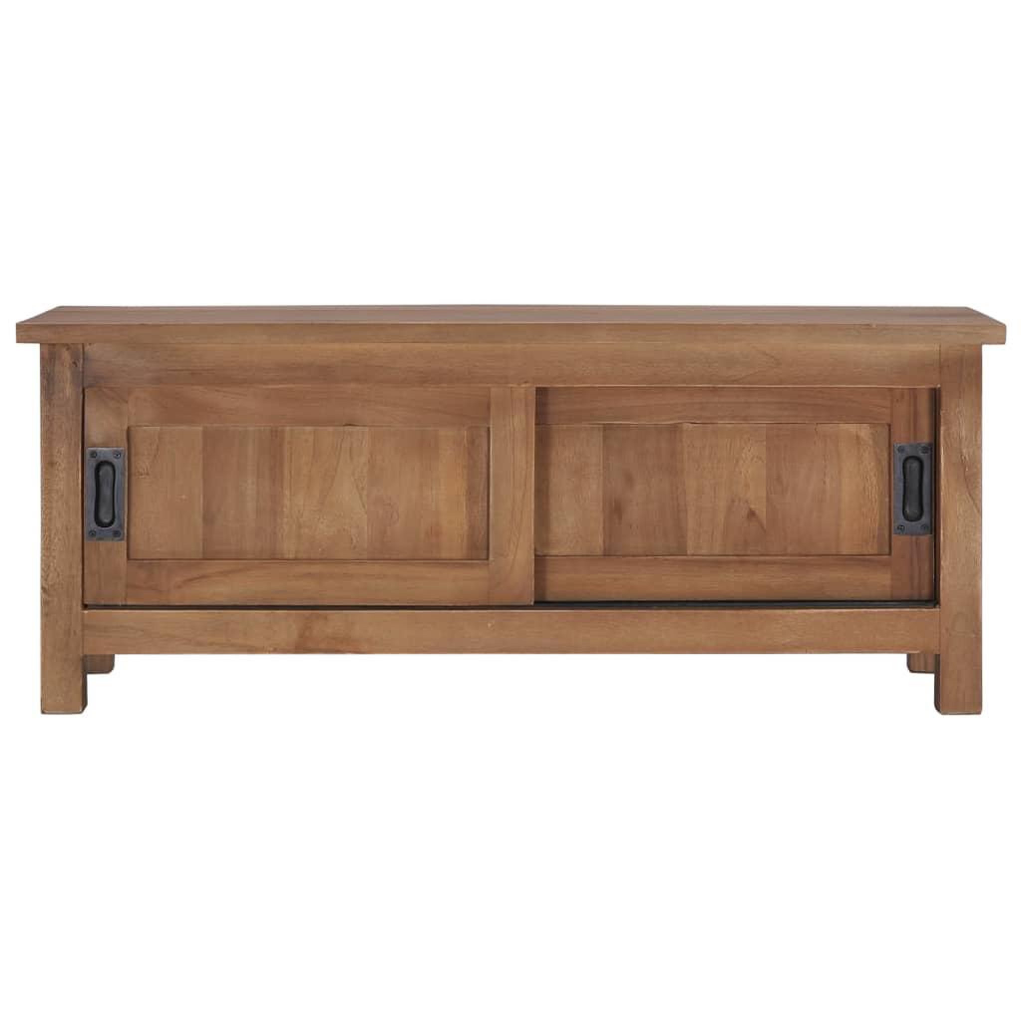 Voir la diapositive 3 : VIDAXL Meuble tv 90x30x35 cm bois de teck massif