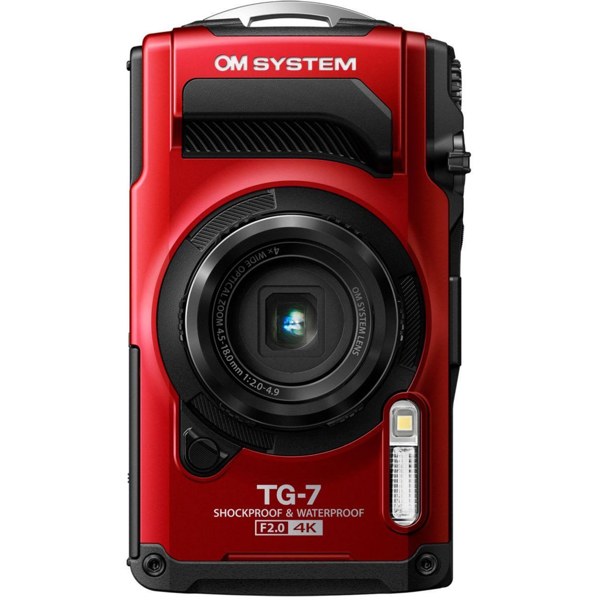 OM SYSTEM Appareil photo Compact TG-7 Red