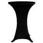 Voir la diapositive 4 : VIDAXL Housses elastiques de table Ø 60 cm Noir 4 pcs