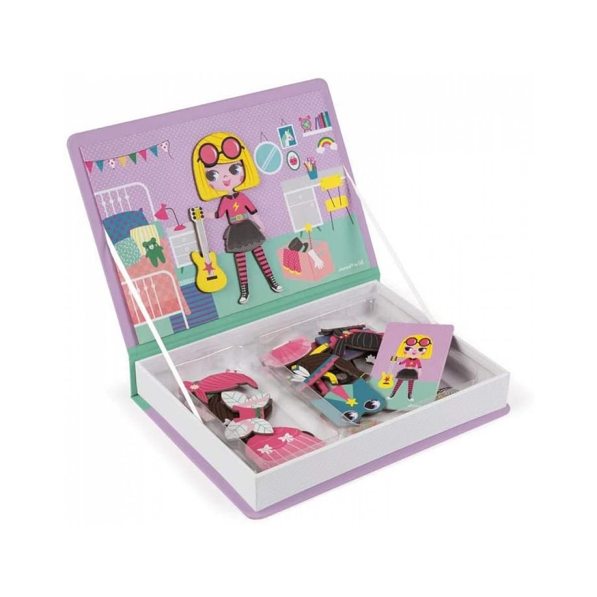 Juratoys-Janod Magneti book deguisements fille