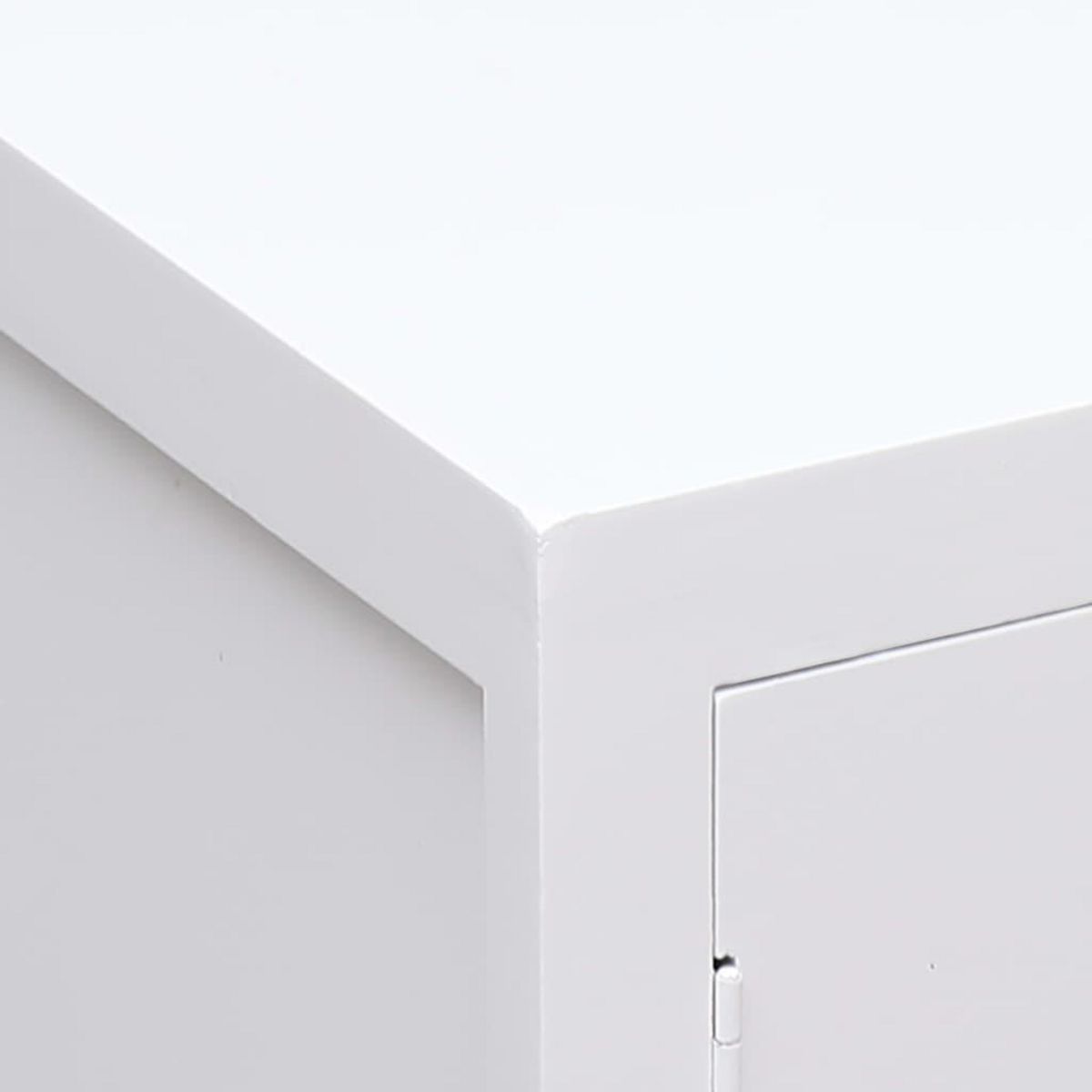 VIDAXL Table de chevet Blanc 38 x 28 x 52 cm Bois de Paulownia