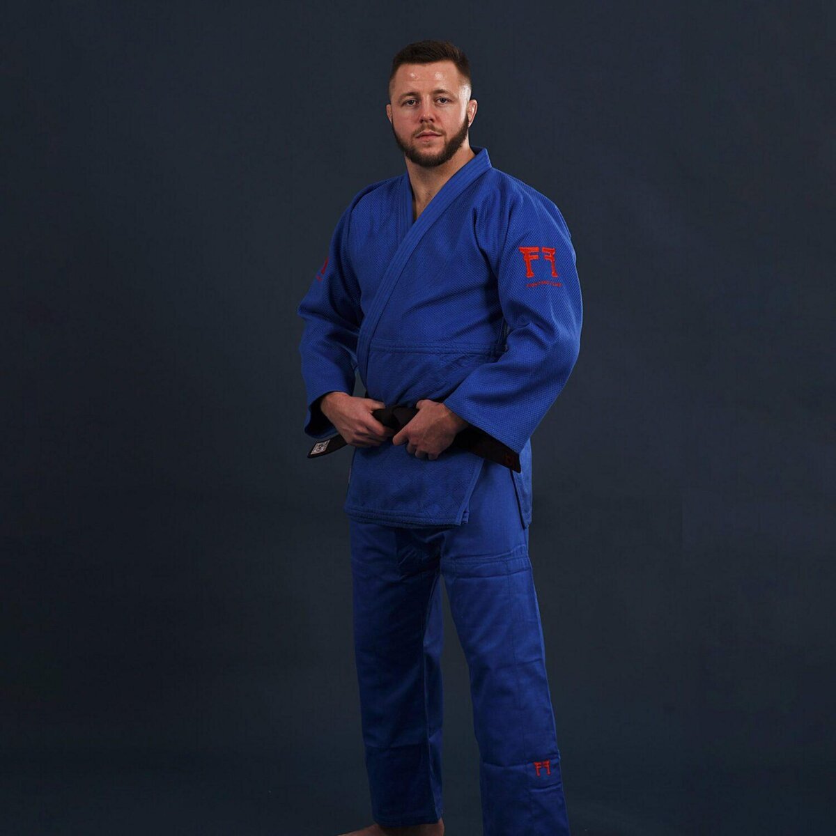 FIGHTING FILMS Kimono de Judo Superstar 750 Gr - Fighting Films - Approuvé IJF - Bleu - Taille 185cm