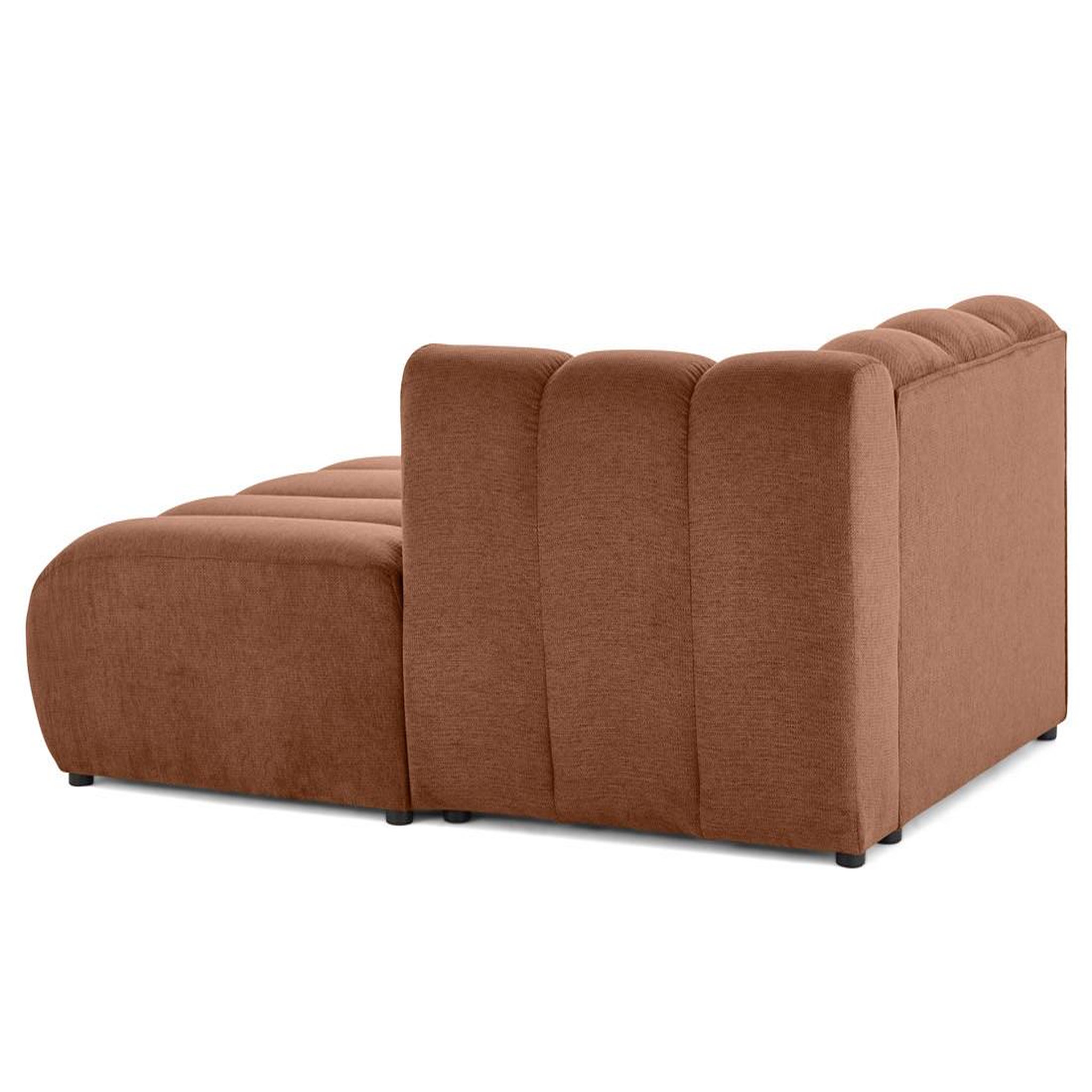 Voir la diapositive 5 : BEST MOBILIER Debbie - module d'assise méridienne droit en tissu texturé