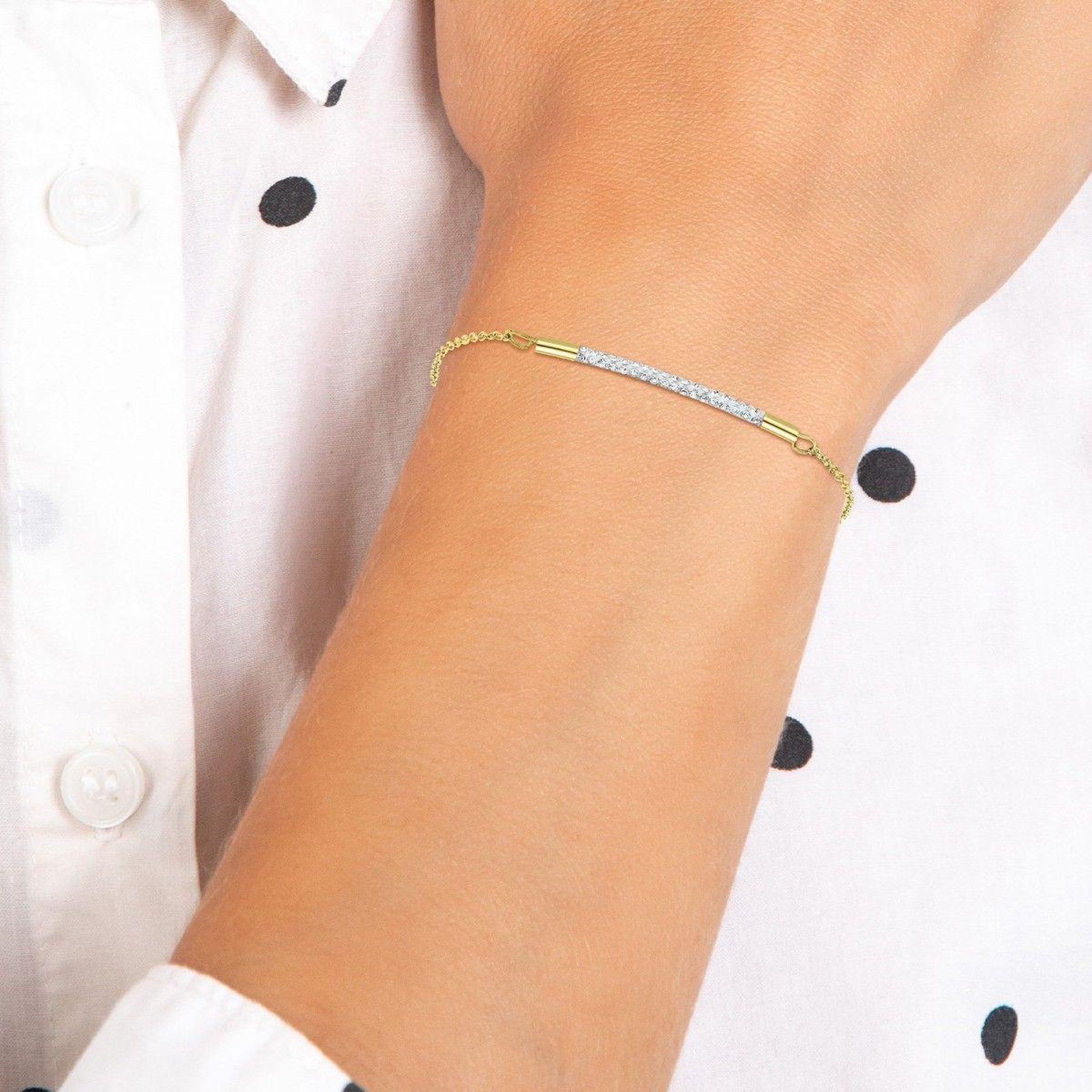 Voir la diapositive 2 : SC BOHEME Bracelet SC Bohème orné de Cristaux scintillants