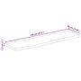 Voir la diapositive 6 : VIDAXL Dessus de table a bord vivant 120x30x2,5cm bois massif manguier