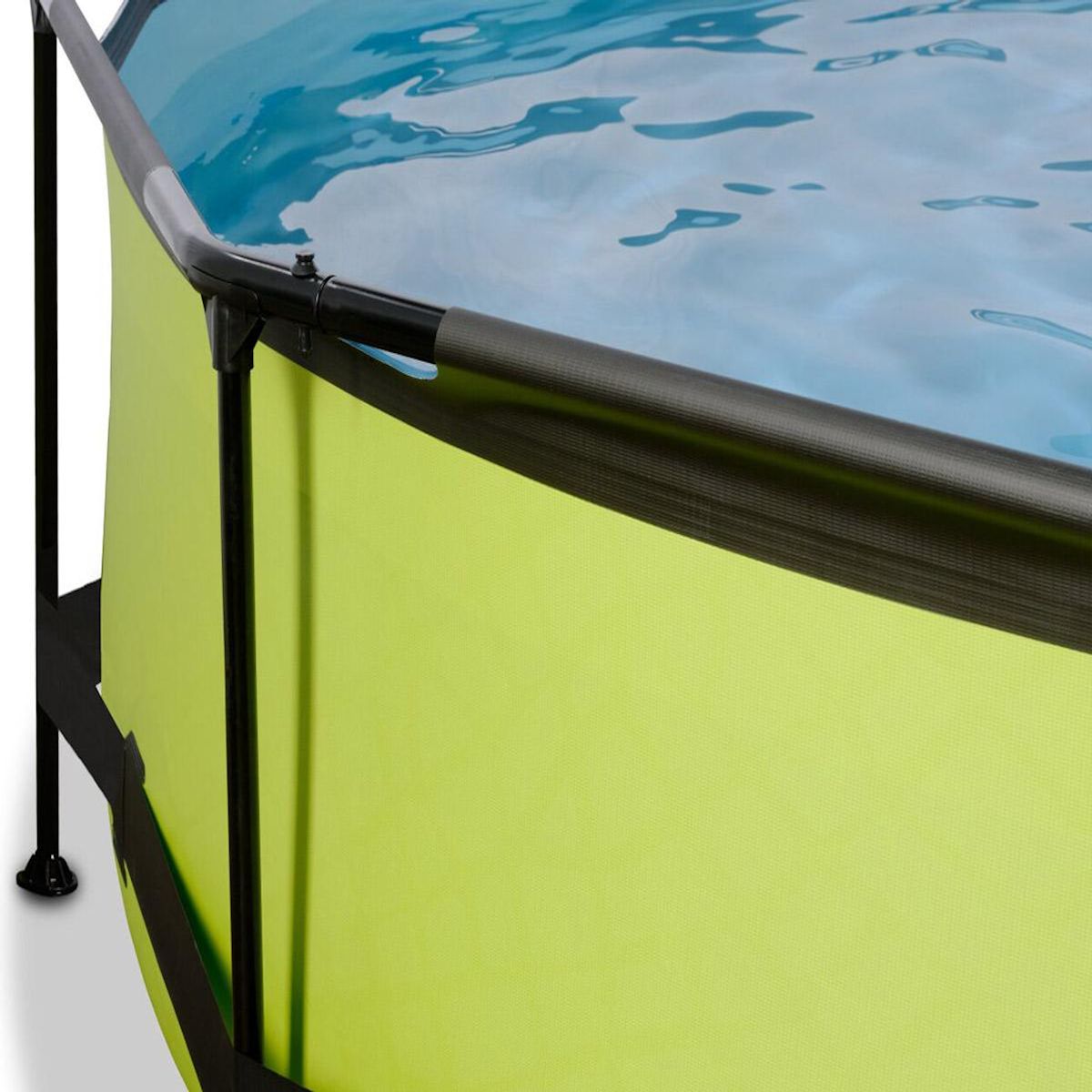 EXIT TOYS Piscine tubulaire Lime ronde 3,00 x 0,76 m avec dôme - Exit Toys