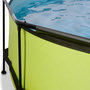 Voir la diapositive 3 : EXIT TOYS Piscine tubulaire Lime ronde 3,00 x 0,76 m avec dôme - Exit Toys