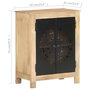 Voir la diapositive 6 : VIDAXL Buffet 60x35x75 cm Bois de manguier massif