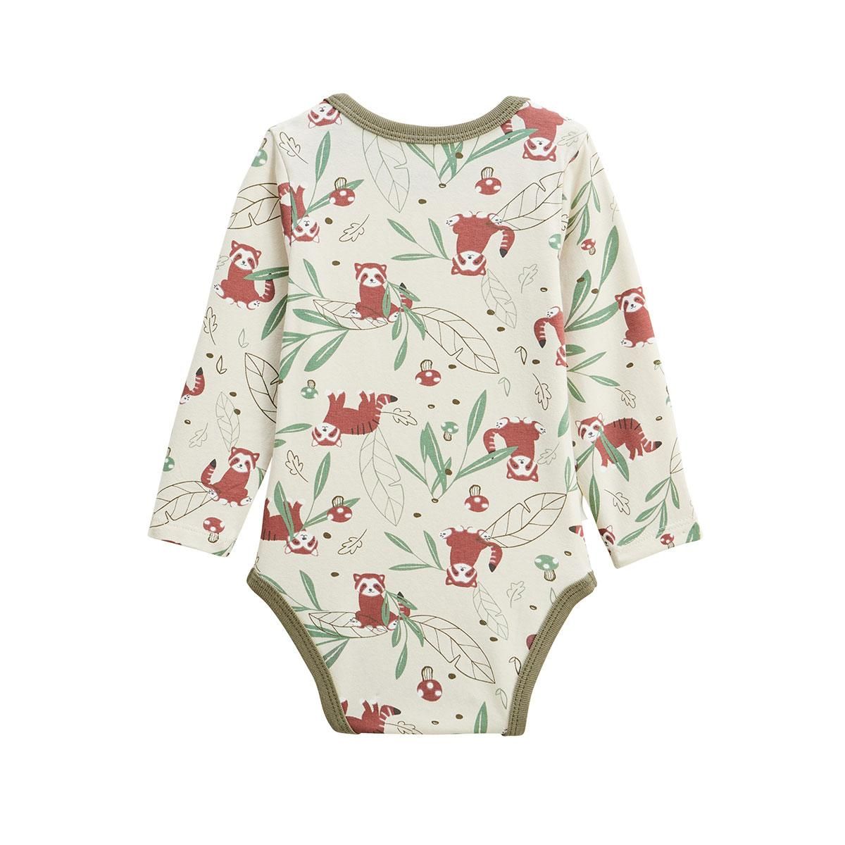 Petit Béguin Lot de 2 bodies bébé manches longues Gustin