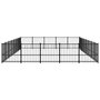 Voir la diapositive 4 : VIDAXL Chenil d'exterieur pour chiens Acier 37,64 m²