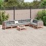 Voir la diapositive 3 : VIDAXL Salon de jardin 8 pcs bois massif sapin de douglas