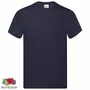  Fruit of the Loom T-shirts originaux 5 pcs Bleu marine S Coton