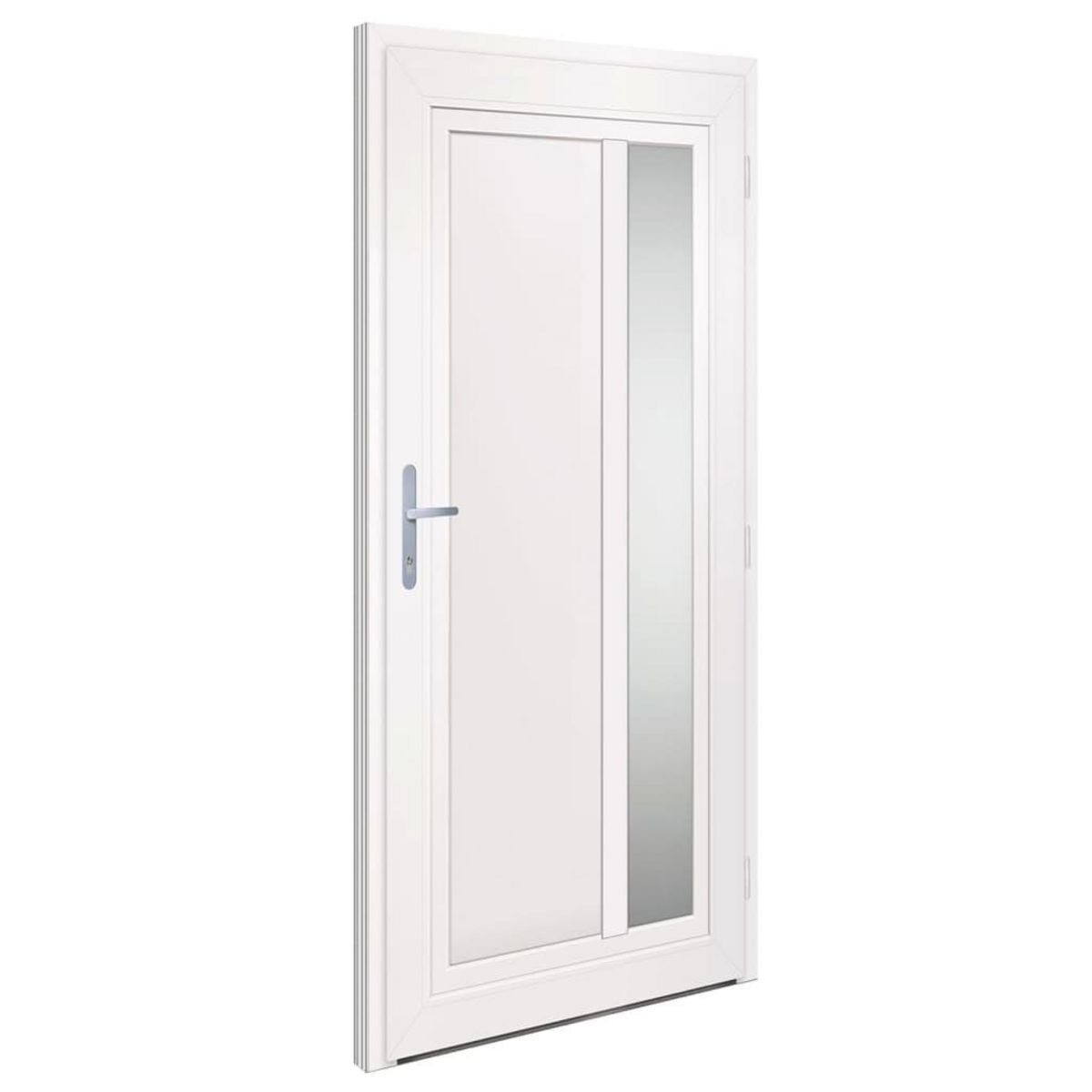 VIDAXL Porte d'entree Blanc 98x200 cm PVC