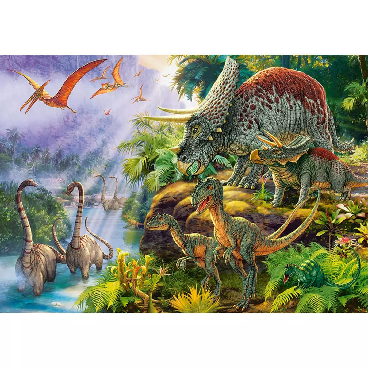 Castorland Puzzle 500 pièces : Vallée des Dinosaures