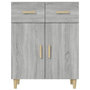 Voir la diapositive 3 : VIDAXL Buffet Sonoma gris 69,5x34x89 cm Bois d'ingenierie