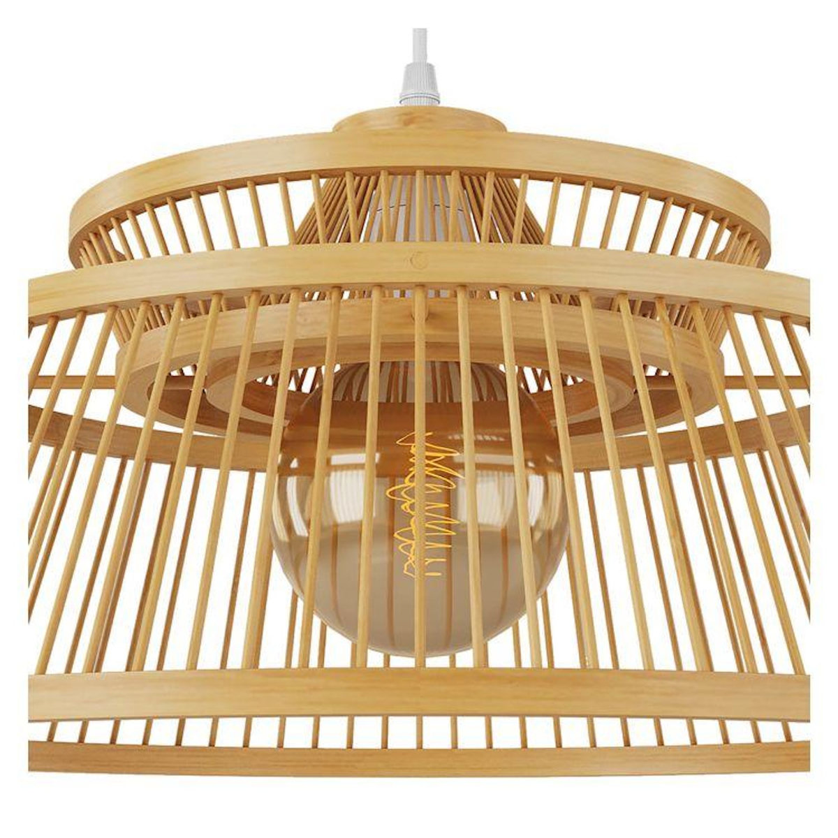 Rendez vous déco Suspension en bambou naturel D36 cm-Tahaa