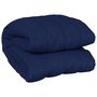 Voir la diapositive 2 : VIDAXL Couverture lestee Bleu 137x200 cm 6 kg Tissu