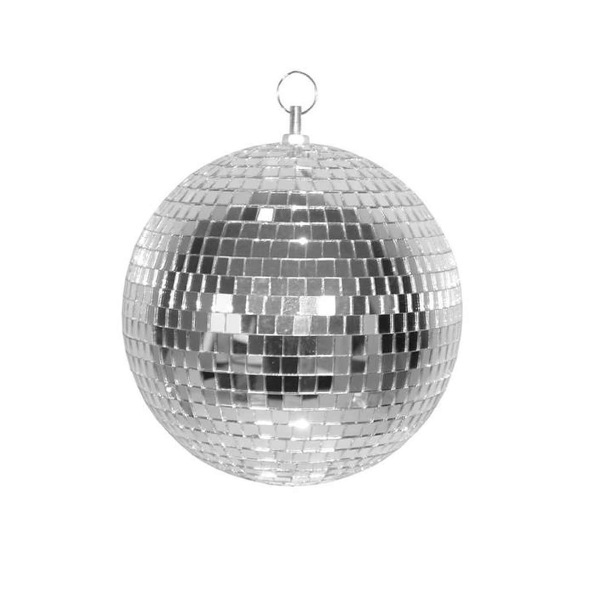 FUNNY FASHION Boule à facettes disco 20 cm - Argent