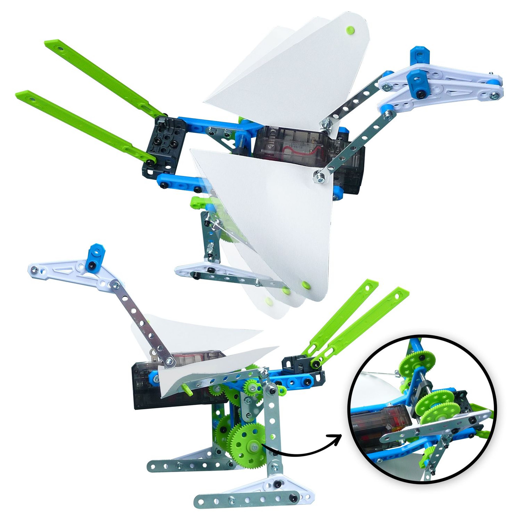 Voir la diapositive 4 : MECCANO Set 5 kit d'inventions - moteur Meccano