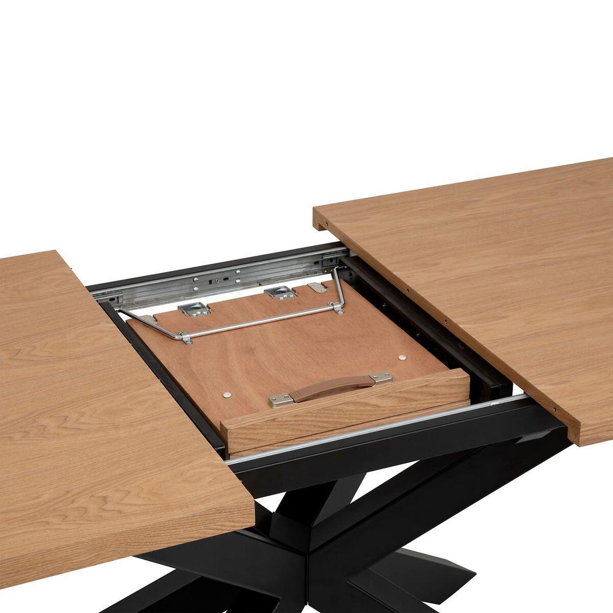 Voir la diapositive 5 : ATMOSPHERA Table de repas extensible  olaf  180-220cm beige