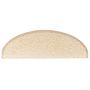 Voir la diapositive 4 : VIDAXL Tapis d'escalier 10 pcs 65x21x4 cm Creme