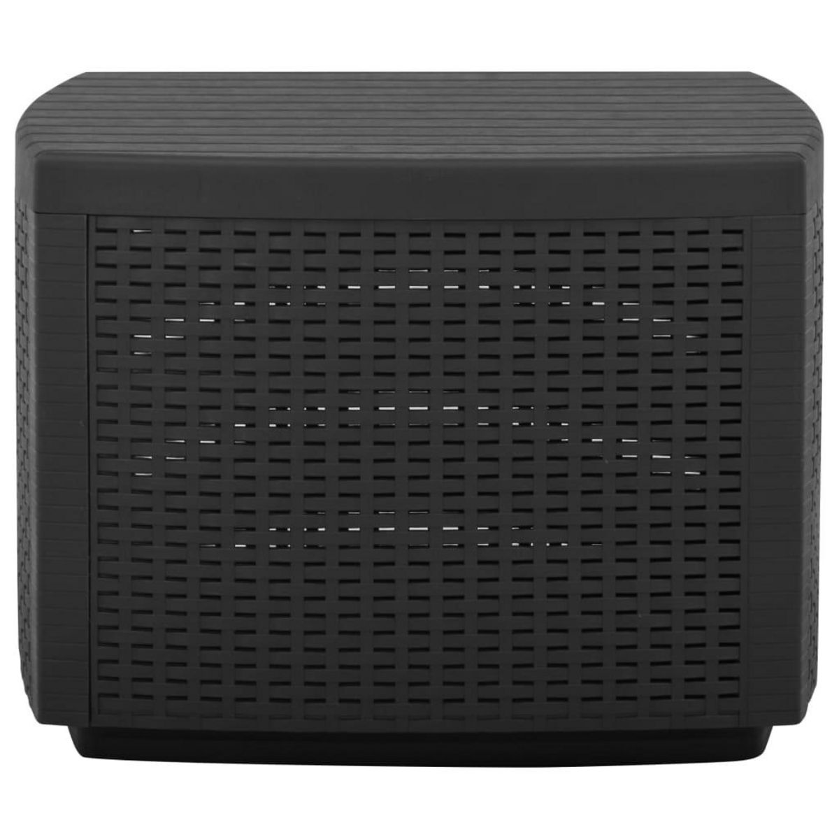 VIDAXL Table de jardin Gris 53x53x40 cm Plastique