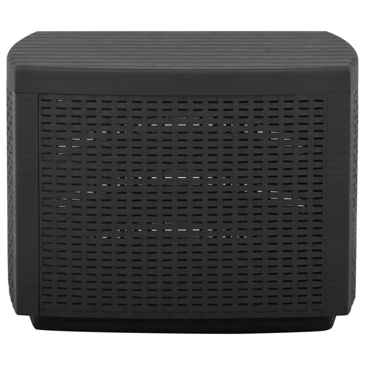 VIDAXL Table de jardin Gris 53x53x40 cm Plastique