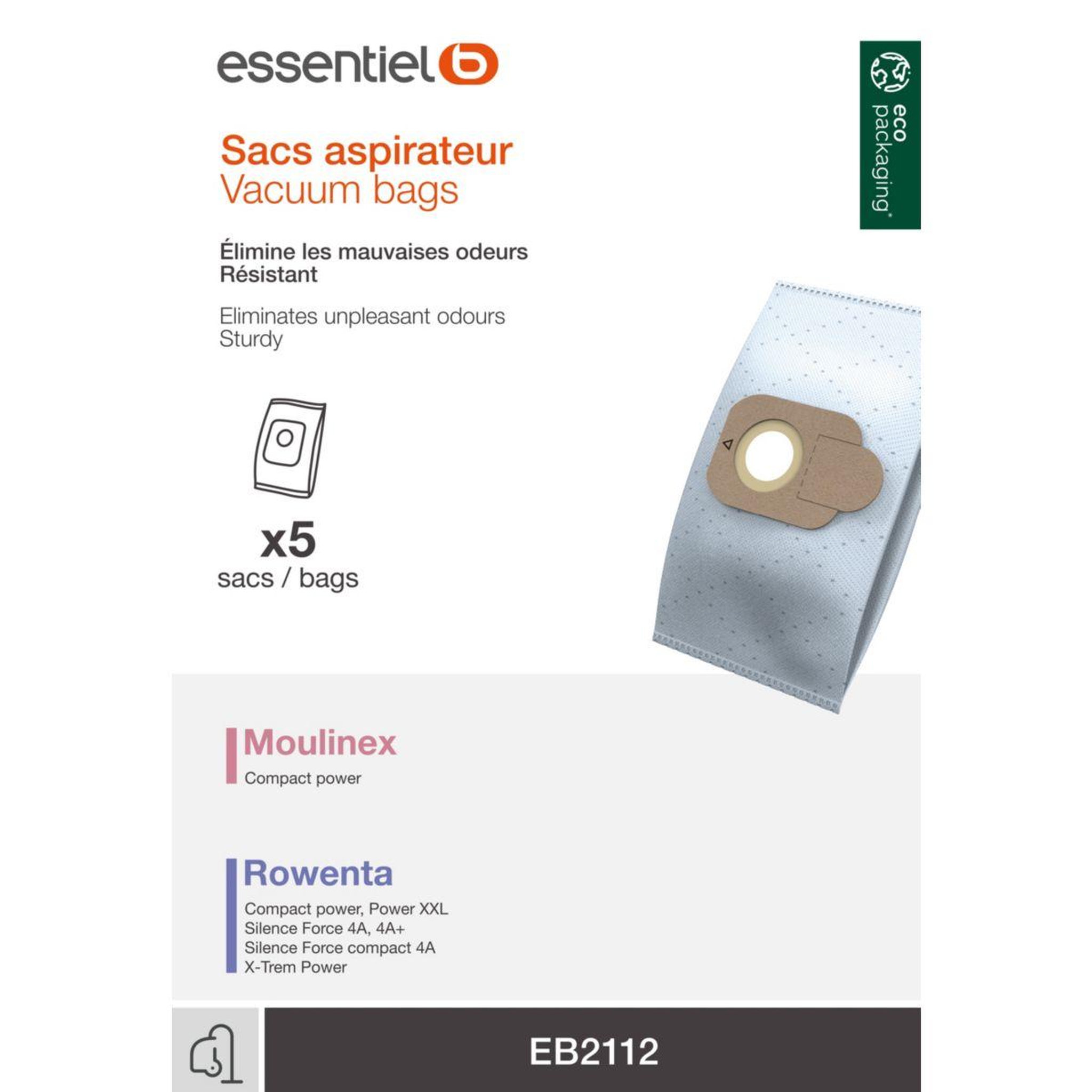 ESSENTIEL B Sac aspirateur eb2112