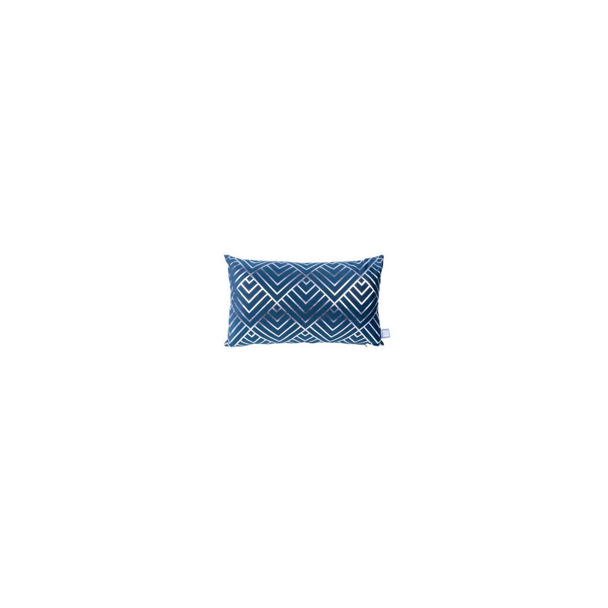 Voir la diapositive 5 : Paris Prix Lot de 2 coussins déco  prisma ii  30x50cm bleu
