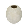 Voir la diapositive 2 : Paris Prix Vase Design Rainuré  Icicle  38cm Crème